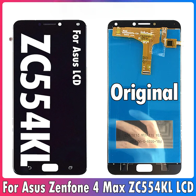 5.5'' Original For Asus Zenfone 4 Max ZC554KL LCD Display Touch Screen Digitizer Replacement Parts For ZenFone 4 Max X001D LCD