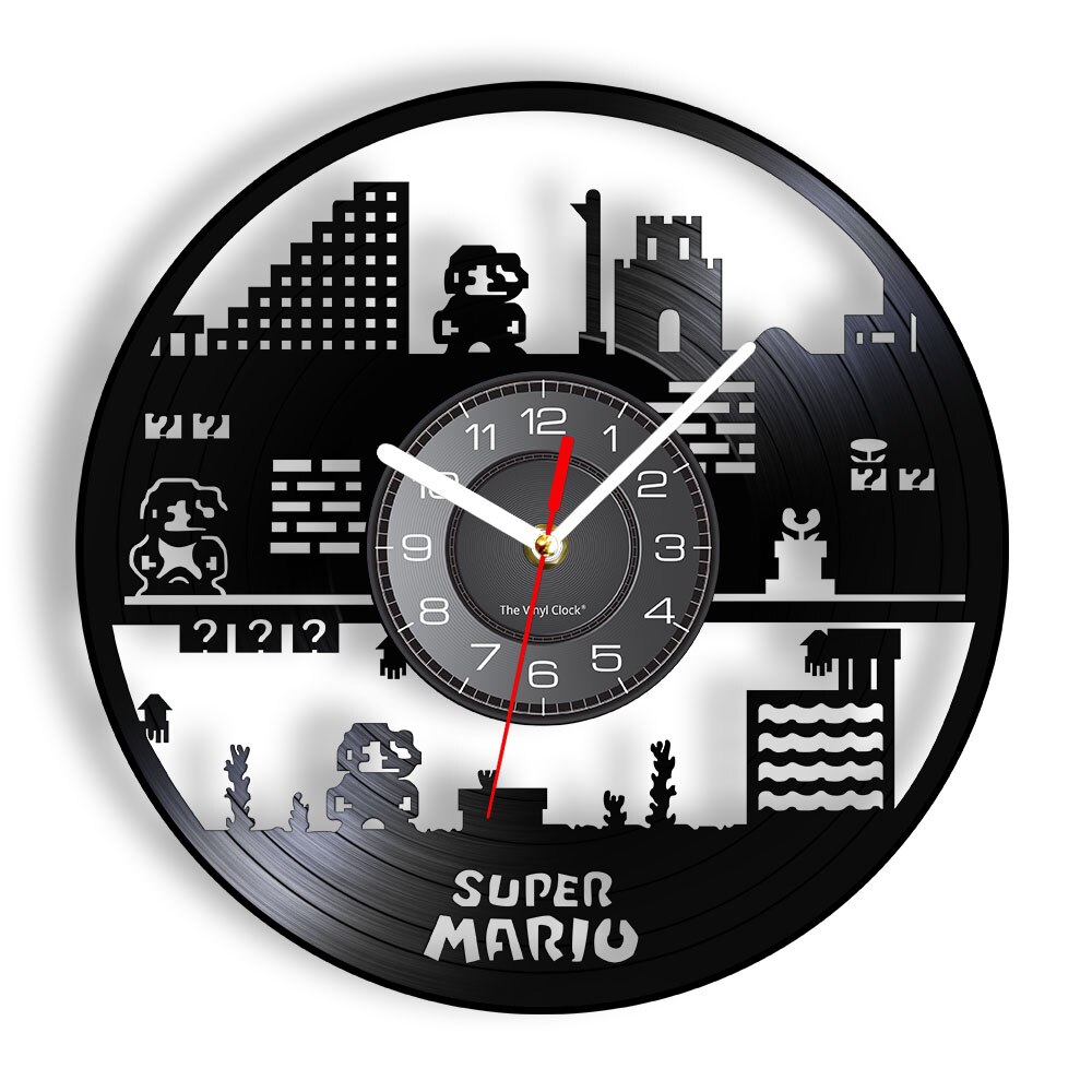 Mushroom Brother Video Game Retro - Vinyl Record Wall Clock - Without LED, 501 Original
Mushroom Brother Video Game Retro - Vinyl Record Wall Clock - Without LED, 501 Original