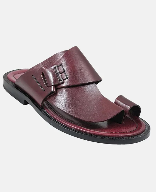 Beach Clip Toe PU Leather Solid Sandals Okaywear