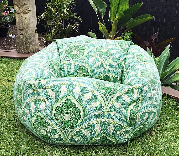 Green bean bag
