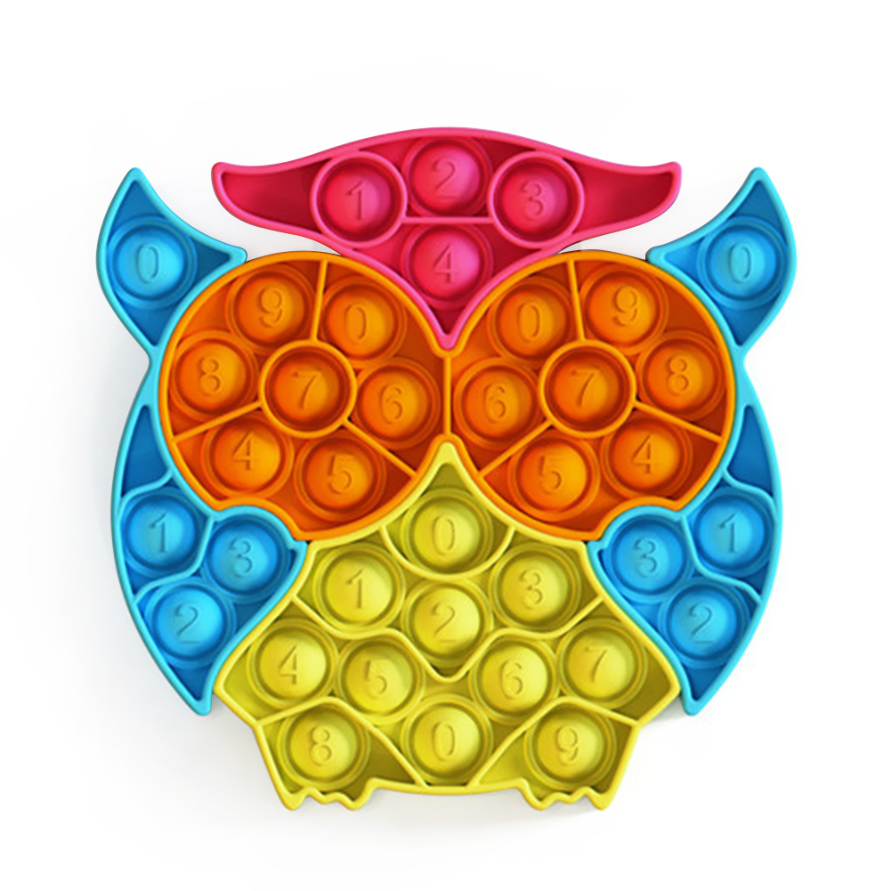 Silicone Patchwork Owl Push Bubble Sensory Toy Fidget Anti Stress Toys, 501 Original
Silicone Patchwork Owl Push Bubble Sensory Toy Fidget Anti Stress Toys, 501 Original