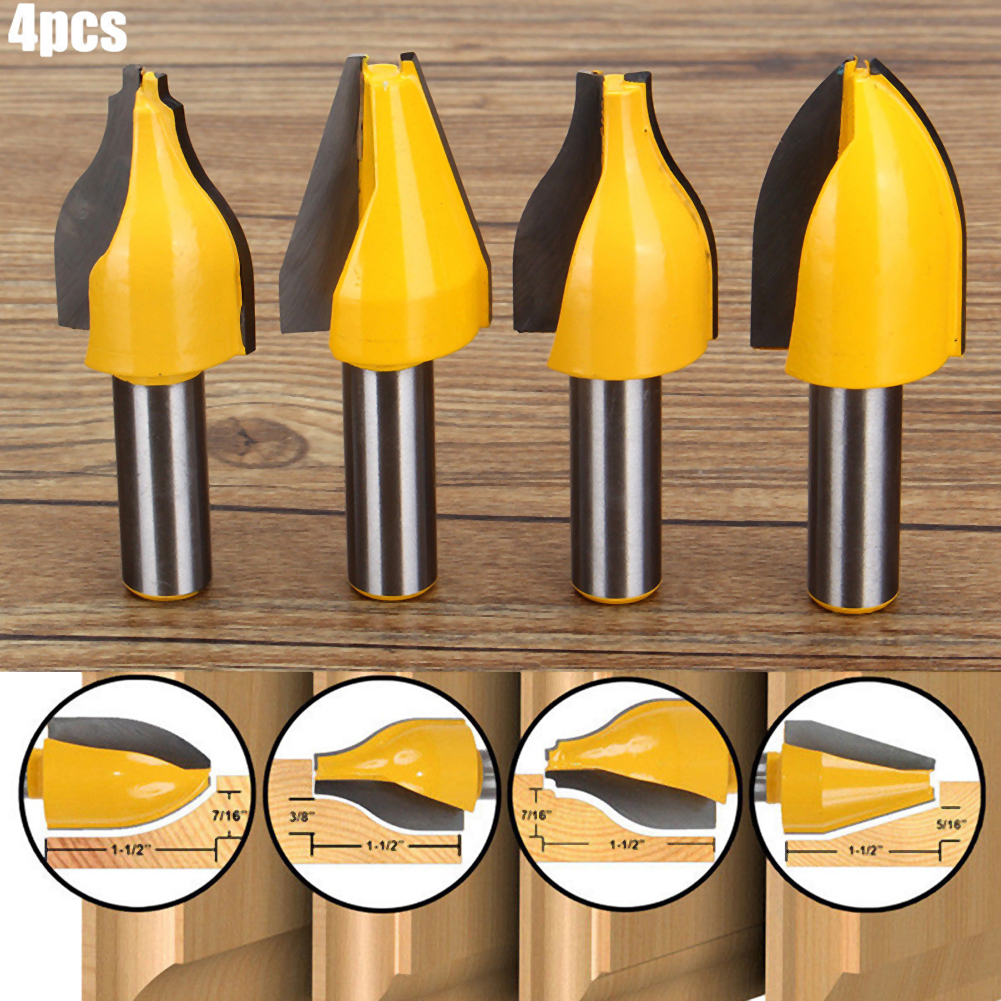1/2in Shank Milling Cutter Engraving Trimmer Router Bit for Woodwork (4pcs)-238824.05, 501 Original
1/2in Shank Milling Cutter Engraving Trimmer Router Bit for Woodwork (4pcs)-238824.05, 501 Original