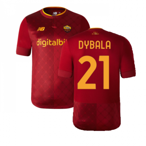 AS Roma Paulo Dybala 21 Home Shirt Kit Kids & Junior 2022-2023
