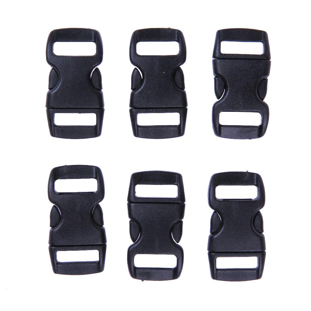 50pcs Outdoor Plastic Paracord Bracelet Black Curved Buckles Survival Tools, 501 Original
50pcs Outdoor Plastic Paracord Bracelet Black Curved Buckles Survival Tools, 501 Original