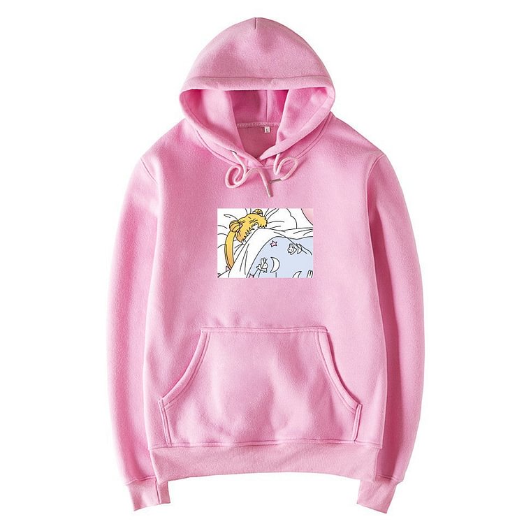 Pink/White Kawaii Sailor Moon Pullover Jumper SP179074