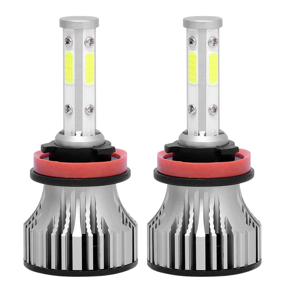 2x 4 Side COB LED Car Headlight Bulbs 52W 6500K Headlamp Fog Lamp Bulbs, H8/9/11, 501 Original
2x 4 Side COB LED Car Headlight Bulbs 52W 6500K Headlamp Fog Lamp Bulbs, H8/9/11, 501 Original