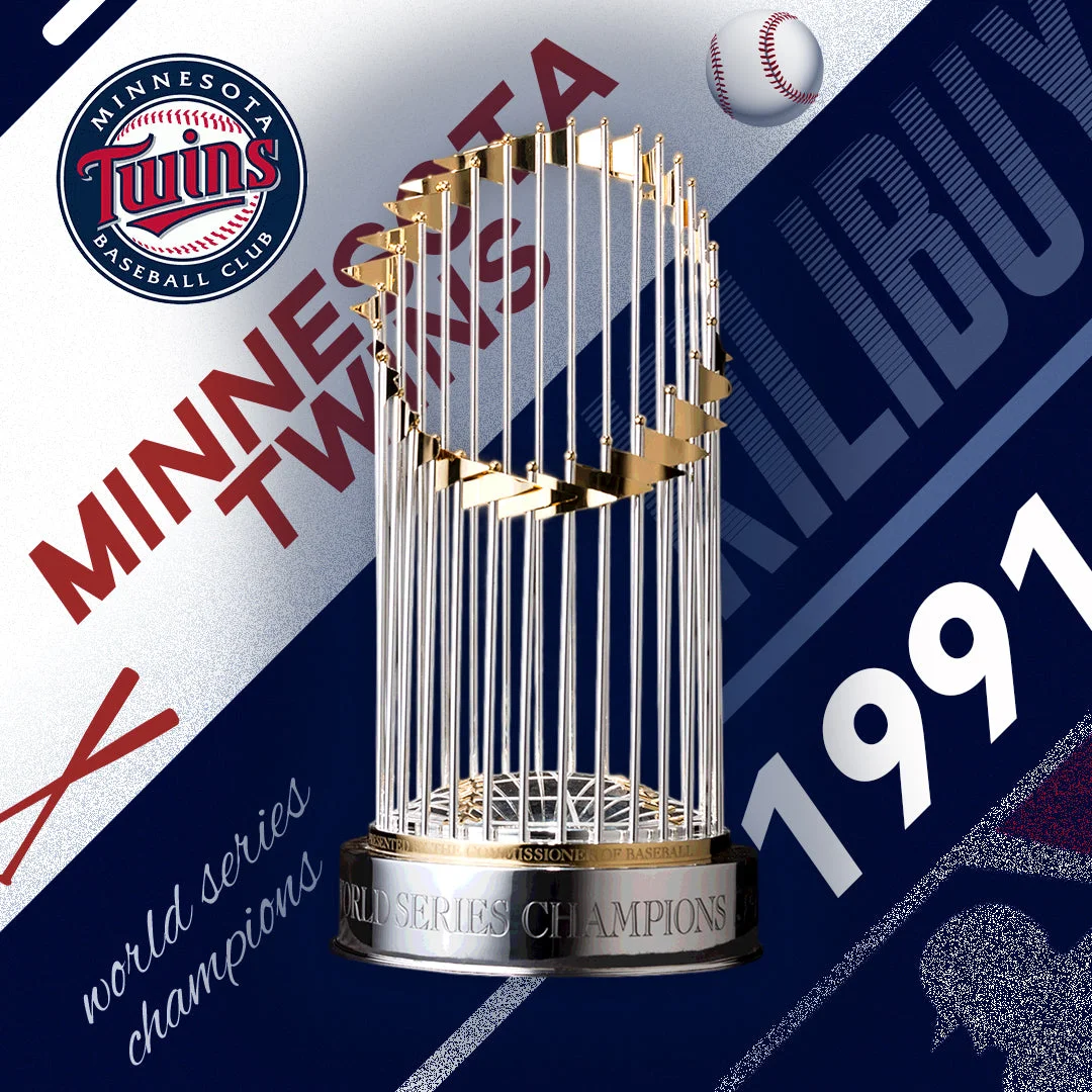 【MLB】1991 MINNESOTA TWINS MLB WORLD SERIES WINNER