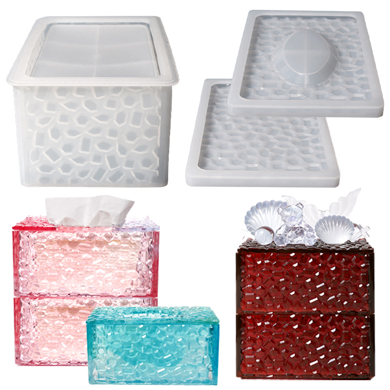 Tissue Box Resin Molds CrazyMold