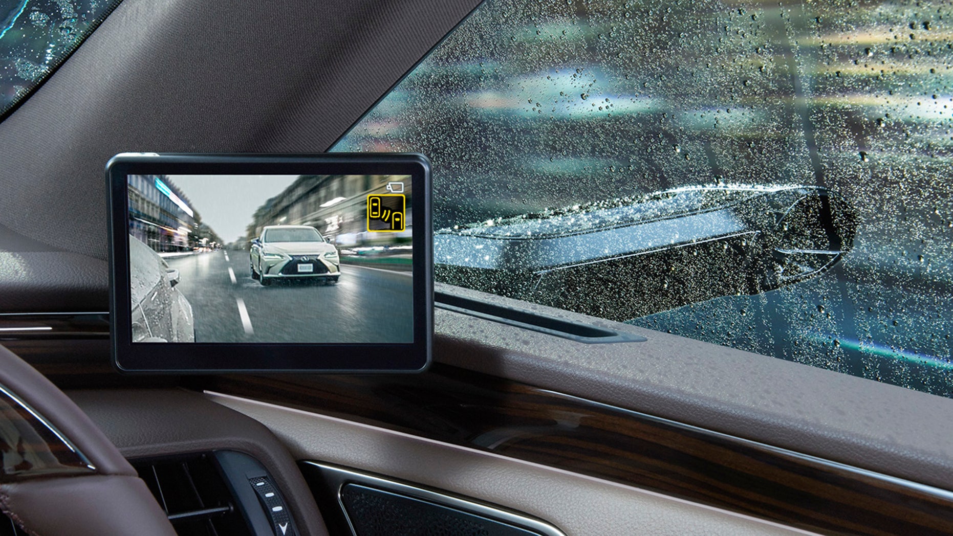 Don't look back: Lexus launching first digital side view mirrors VECLESUS® Rear View Safety GING