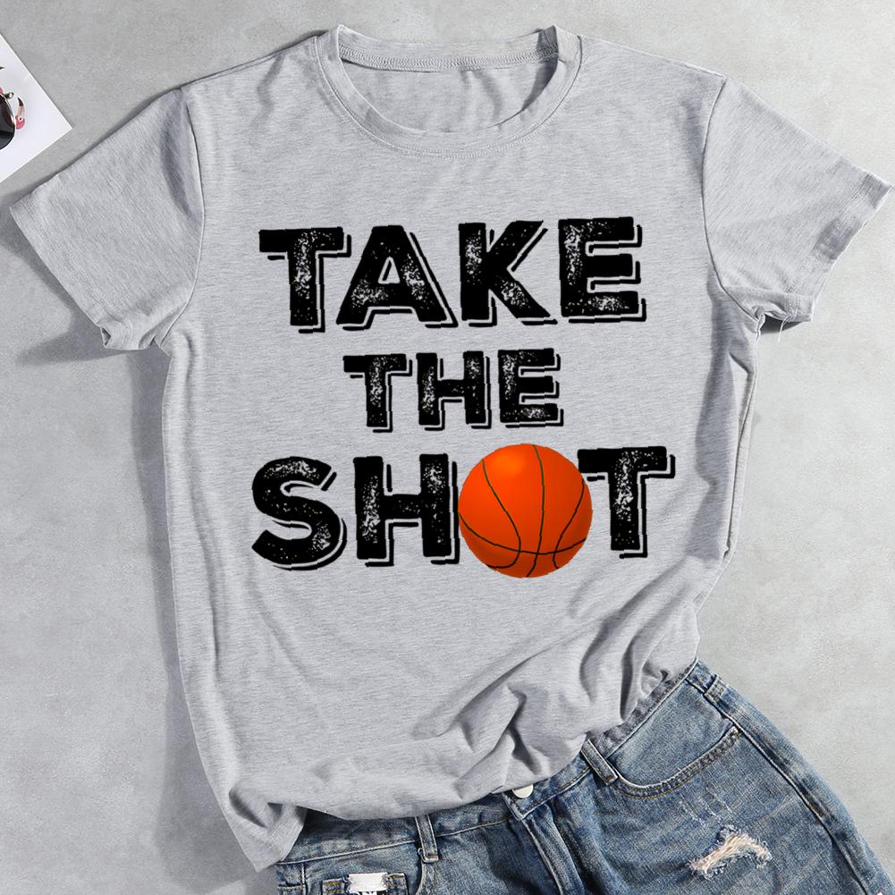 take the shot Round Neck T-shirt-0022145-Guru-buzz