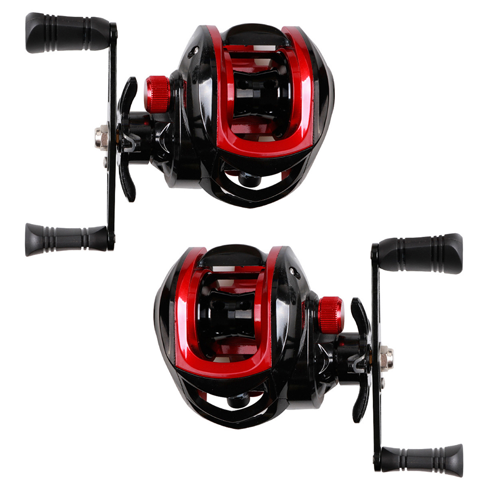 Metal Bait Casting Reel Line Spool Ball Bearings Sea Fishing Accessories, Black and red left hand, 501 Original
Metal Bait Casting Reel Line Spool Ball Bearings Sea Fishing Accessories, Black and red left hand, 501 Original