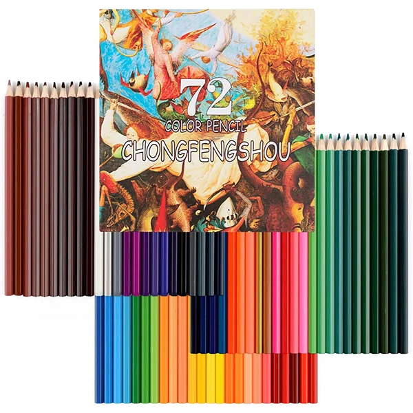 色鉛筆 72色セット 油性色鉛筆