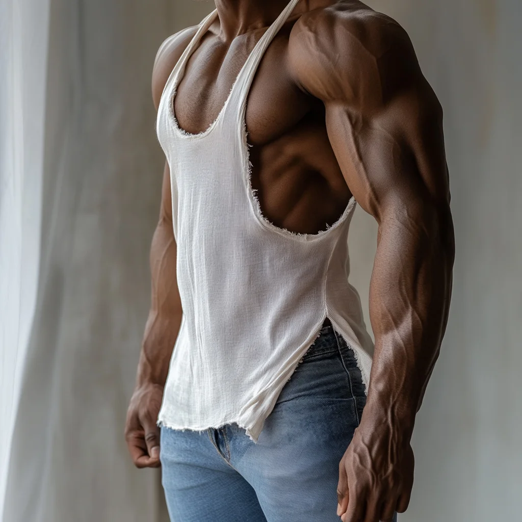 Men's Ripped Tank Top-inspireuse