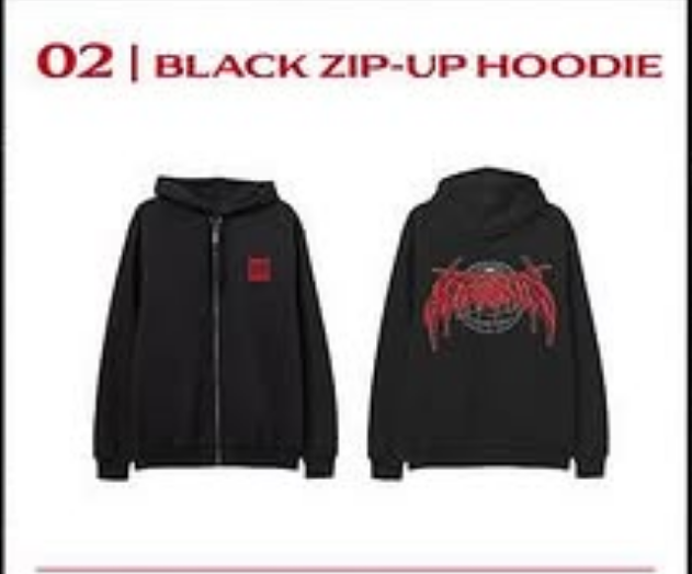 2025 Stray Kids dominATE in Europe World Tour Black Zip-Up