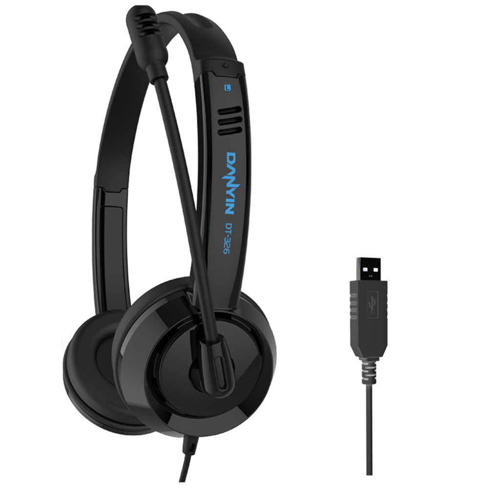 DT326 USB Wired Learning Headset Online Noise Cancelling Students Headphone, Black, 501 Original
DT326 USB Wired Learning Headset Online Noise Cancelling Students Headphone, Black, 501 Original