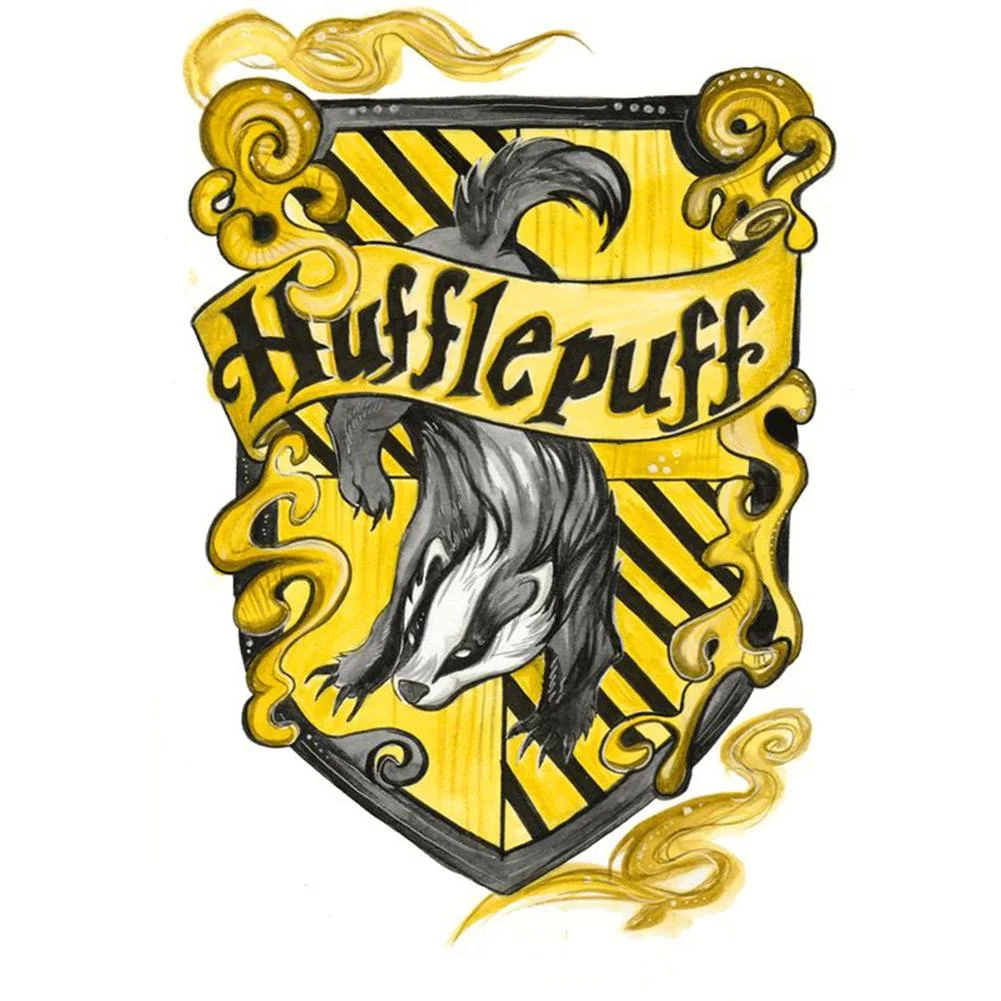 Full Round Diamond Painting - Harry Potter Hufflepuff(30*40cm)