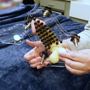 pornhint Pornhint CBT Male Bondage Toy Spiked Crusher Bondage w Hand Screws | Cocks & Ball Torture | Cock Ring for BDSM | Mature
