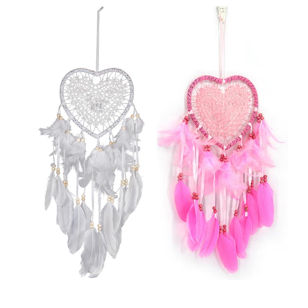 Love Heart Dream Catcher LED Light Feathers Wall Hanging Dreamcatcher Decor, Pink, 501 Original
Love Heart Dream Catcher LED Light Feathers Wall Hanging Dreamcatcher Decor, Pink, 501 Original