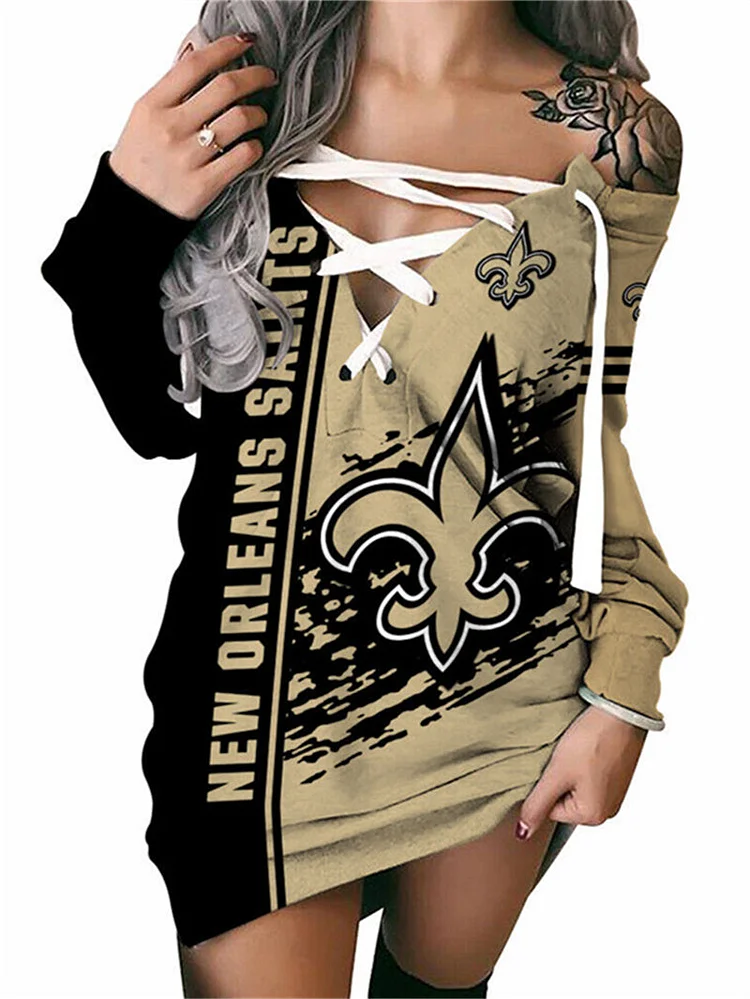 New Orleans Saints
Limited Edition Lace-up Sweatshirt