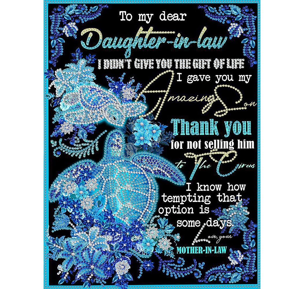 To My Daughter Never Forget I Love You Quotes - Special Shaped Diamond Painting - 30*40cm, 501 Original
To My Daughter Never Forget I Love You Quotes - Special Shaped Diamond Painting - 30*40cm, 501 Original