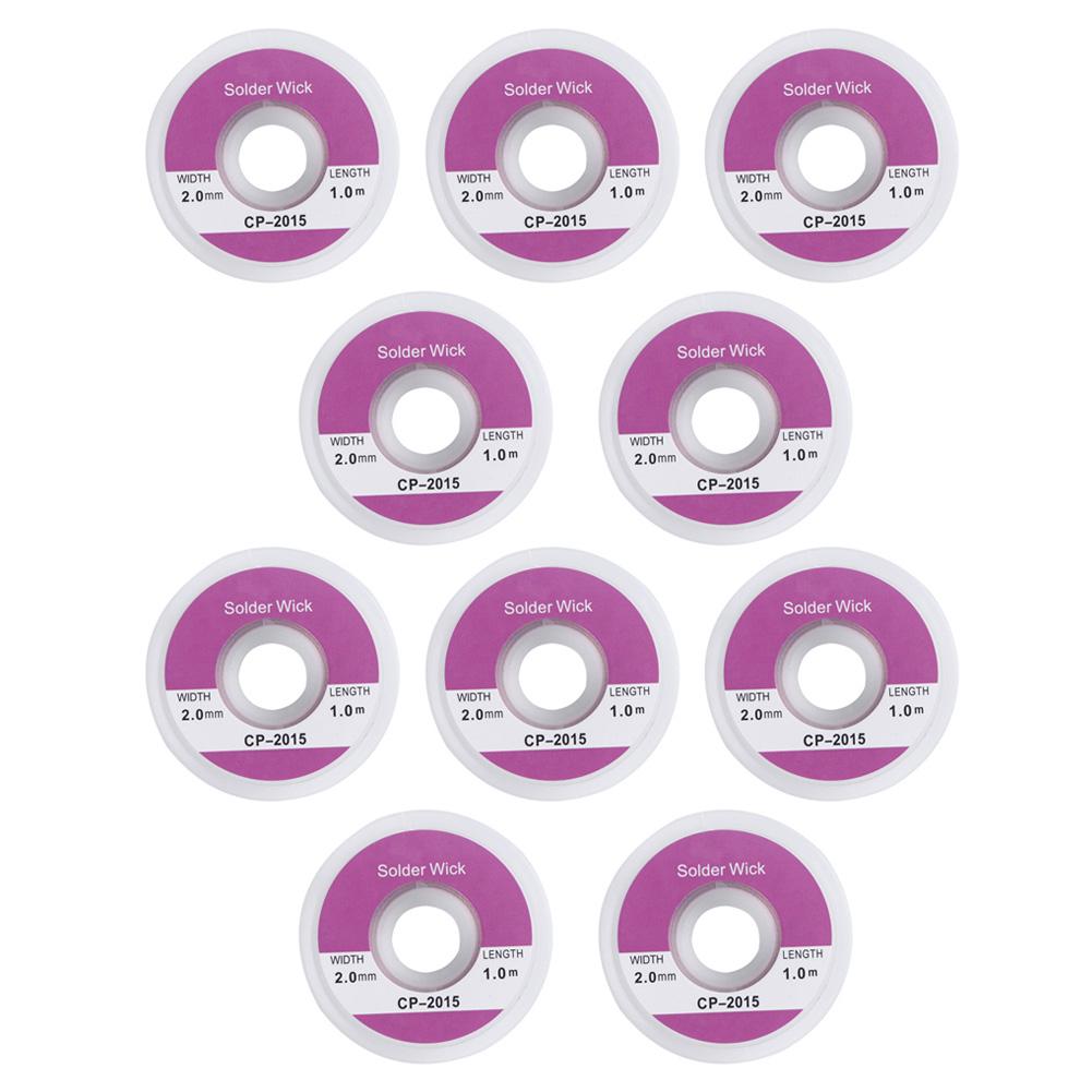 10Pcs 1.0Mm Desoldering Braid Solder Remover Sucker Flux Wick Cable Wire, 501 Original
10Pcs 1.0Mm Desoldering Braid Solder Remover Sucker Flux Wick Cable Wire, 501 Original