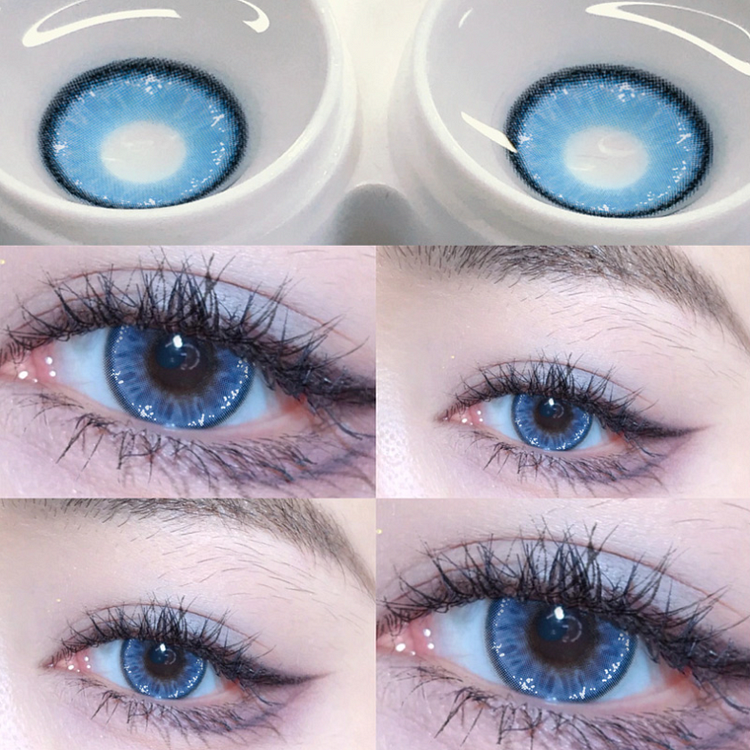 Moon Shine Blue Colored Contact Lenses Contacts BE1122