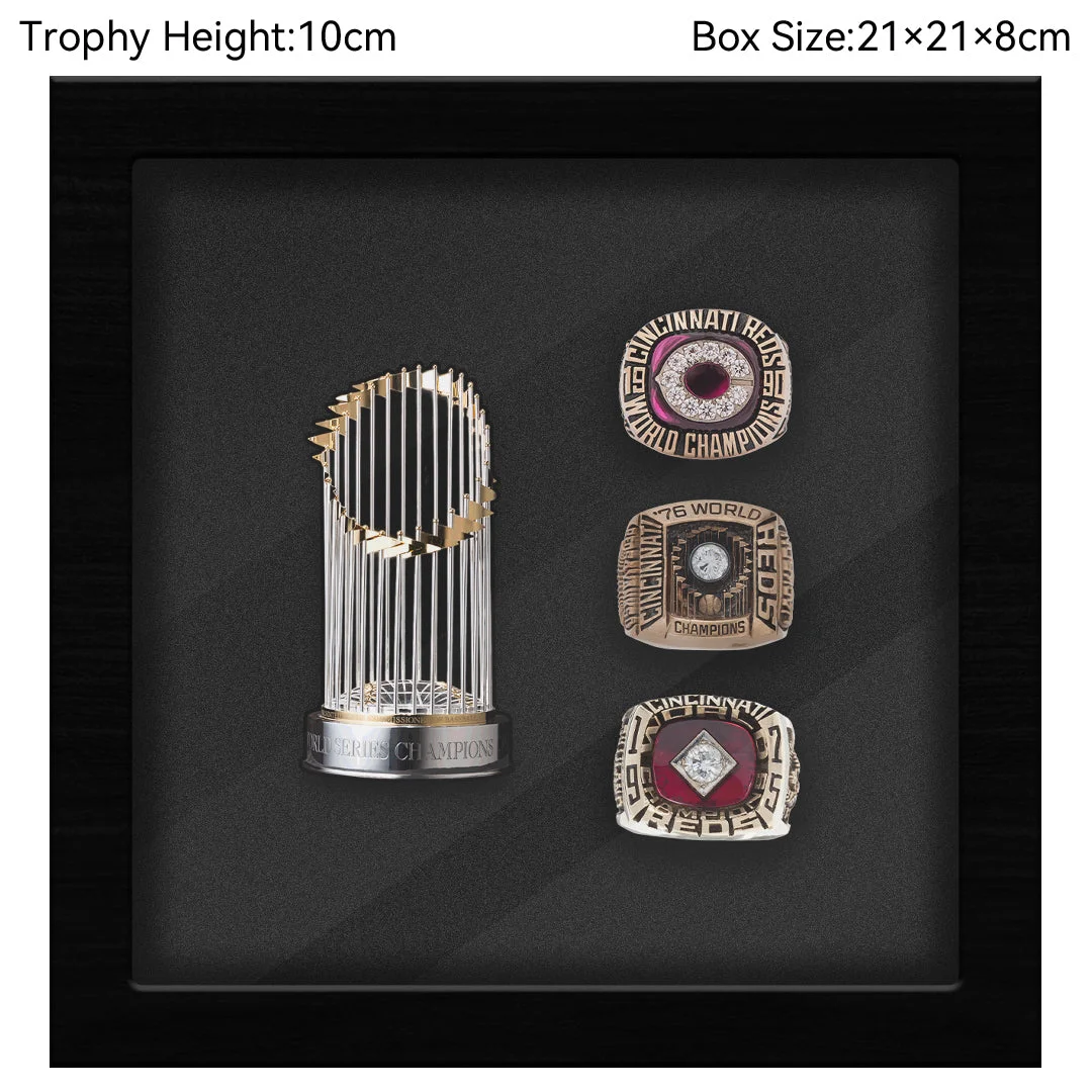 Cincinnati Reds MLB Trophy And Ring Box