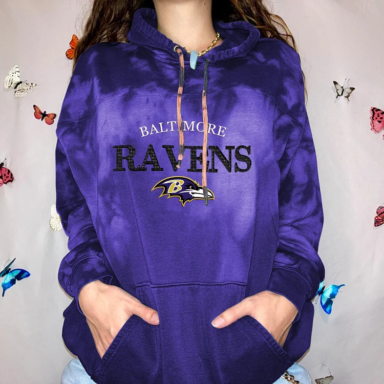 Baltimore Ravens Women Printed  Hoodie
