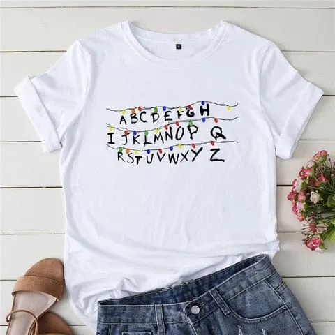 pornhint Pornhint Plus Size S-5XL New Letter Print T Shirt Women Shirts 100%Cotton O Neck Short Sleeve Tees Summer T-Shirt Pink Tops TShirt Women