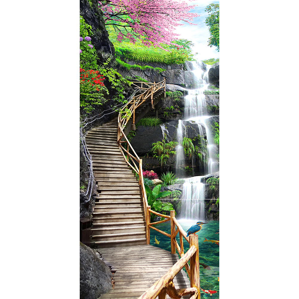 Waterfall Trestle - Round Drill Diamond Painting - 40*80CM (Big Size), 501 Original
Waterfall Trestle - Round Drill Diamond Painting - 40*80CM (Big Size), 501 Original