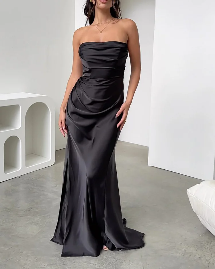 Fashion Sexy Wrap Bust Design Dress