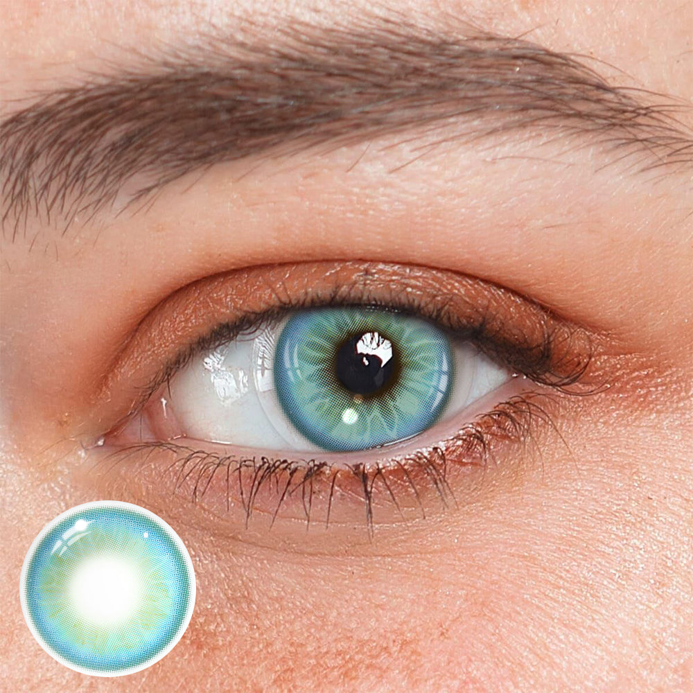 Elvina Blue Coloured Contact Lenses