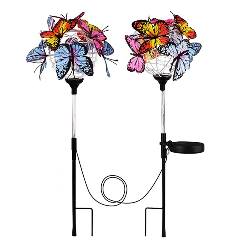 2pcs LED Solar Light Luminous Butterfly Ball Lawn Stakes Lamps Garden Decor, 501 Original
2pcs LED Solar Light Luminous Butterfly Ball Lawn Stakes Lamps Garden Decor, 501 Original