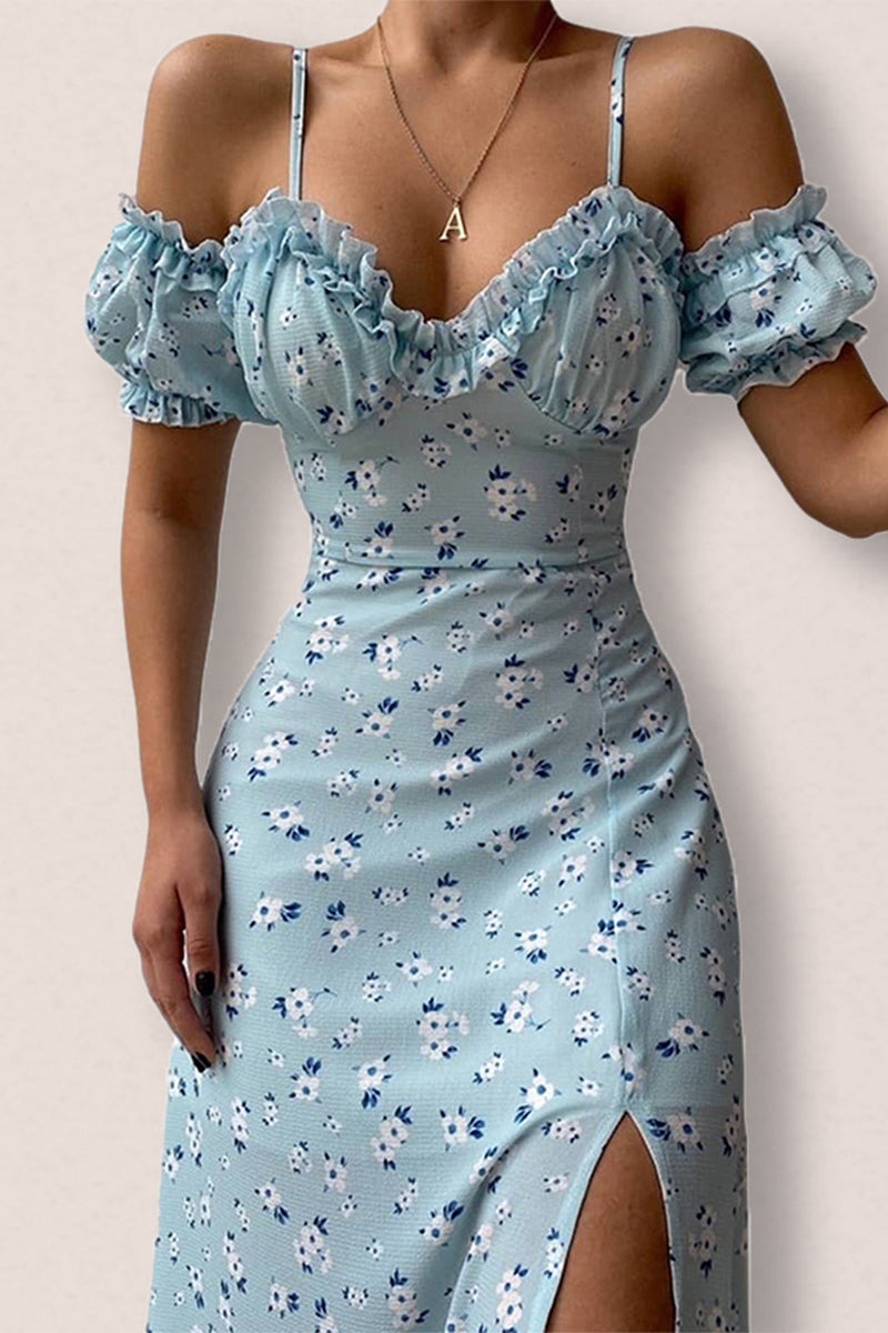 Elegant Asymmetrical Hem A-line Dress