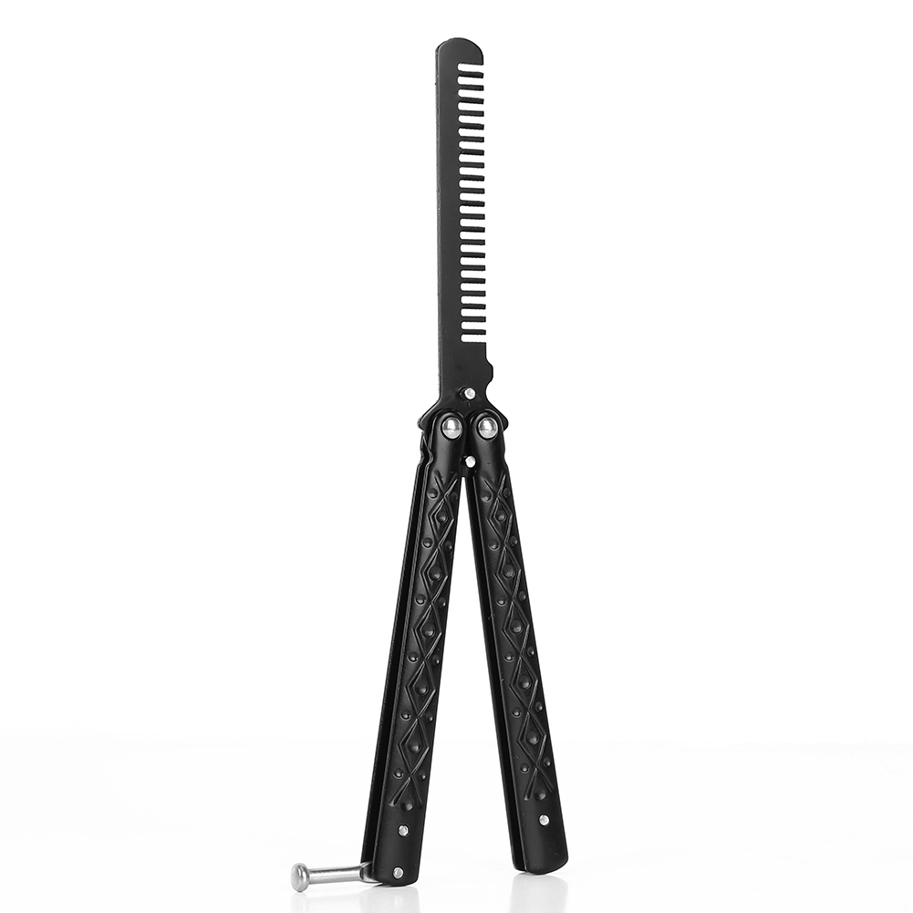 Camping Metal Folding Balisong Trainer Comb Butterfly Knife Safety Trainer, 501 Original
Camping Metal Folding Balisong Trainer Comb Butterfly Knife Safety Trainer, 501 Original