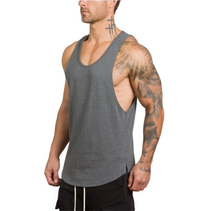 Men's Sleeveless Bodybuilding Muscle Workout Tank Top Gym Undershirt