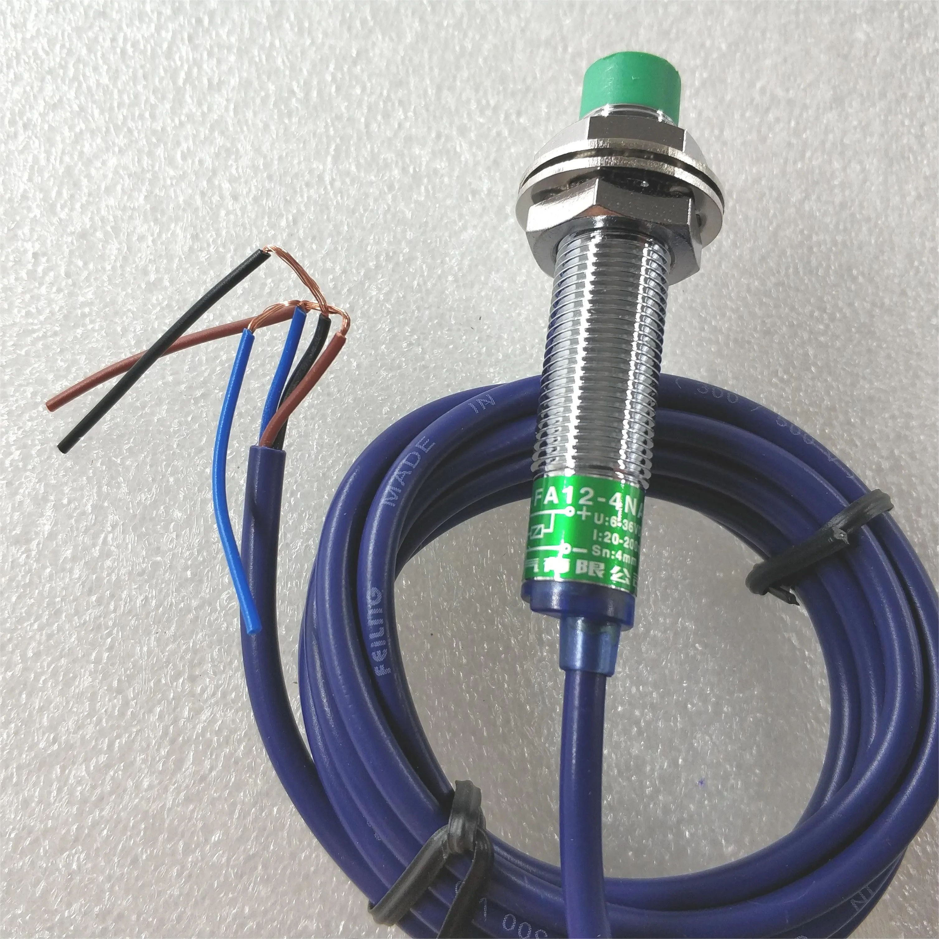 Feiling proximity switch FA12-4NA DC three-wire NPN normally open 6-36V ...