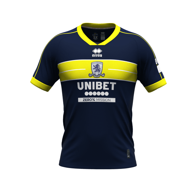 Middlesbrough Away Shirt Top Kit 2023-2024 - Navy