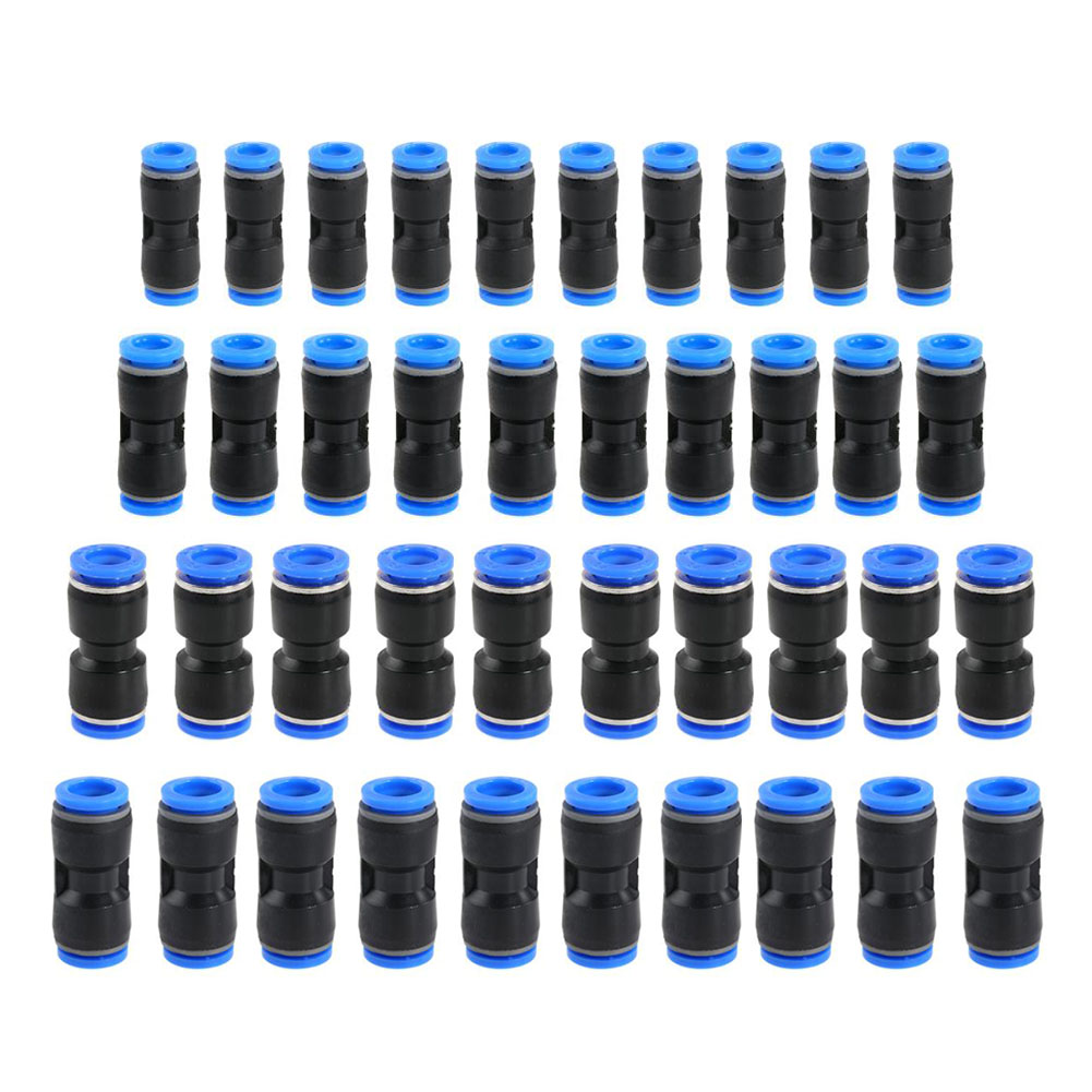 40pcs Pneumatic Fittings Straight Quick Connector Air Water Hose Pipe Tube, 501 Original
40pcs Pneumatic Fittings Straight Quick Connector Air Water Hose Pipe Tube, 501 Original