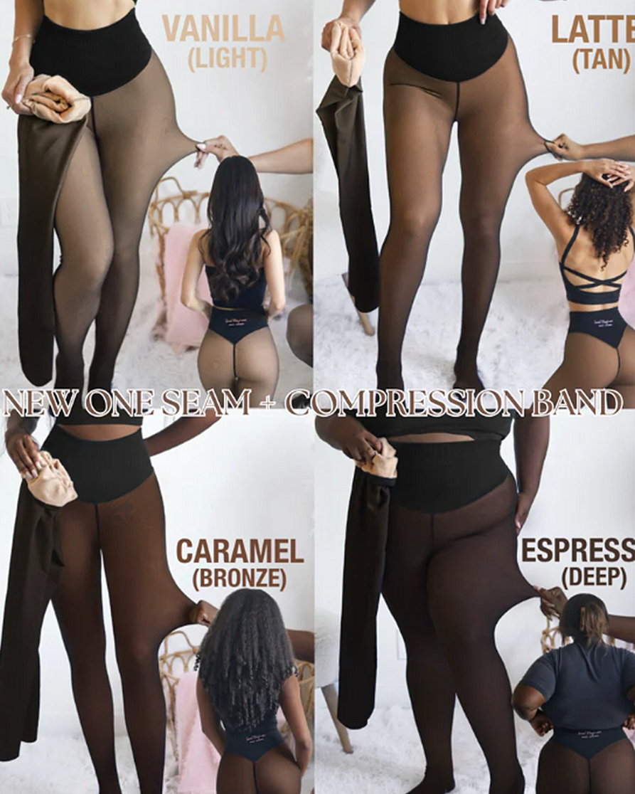 Magic Leggings With Compression Straps And Single Seam