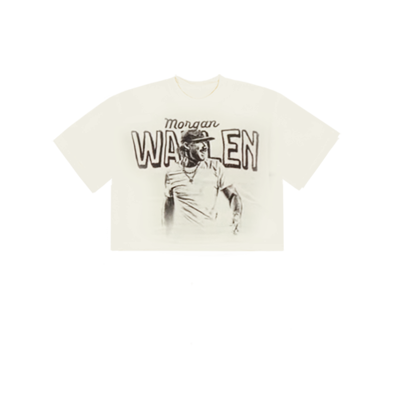Morgan Wallen Crop T Shirt 2026 Vintage Graphic Tour Tee