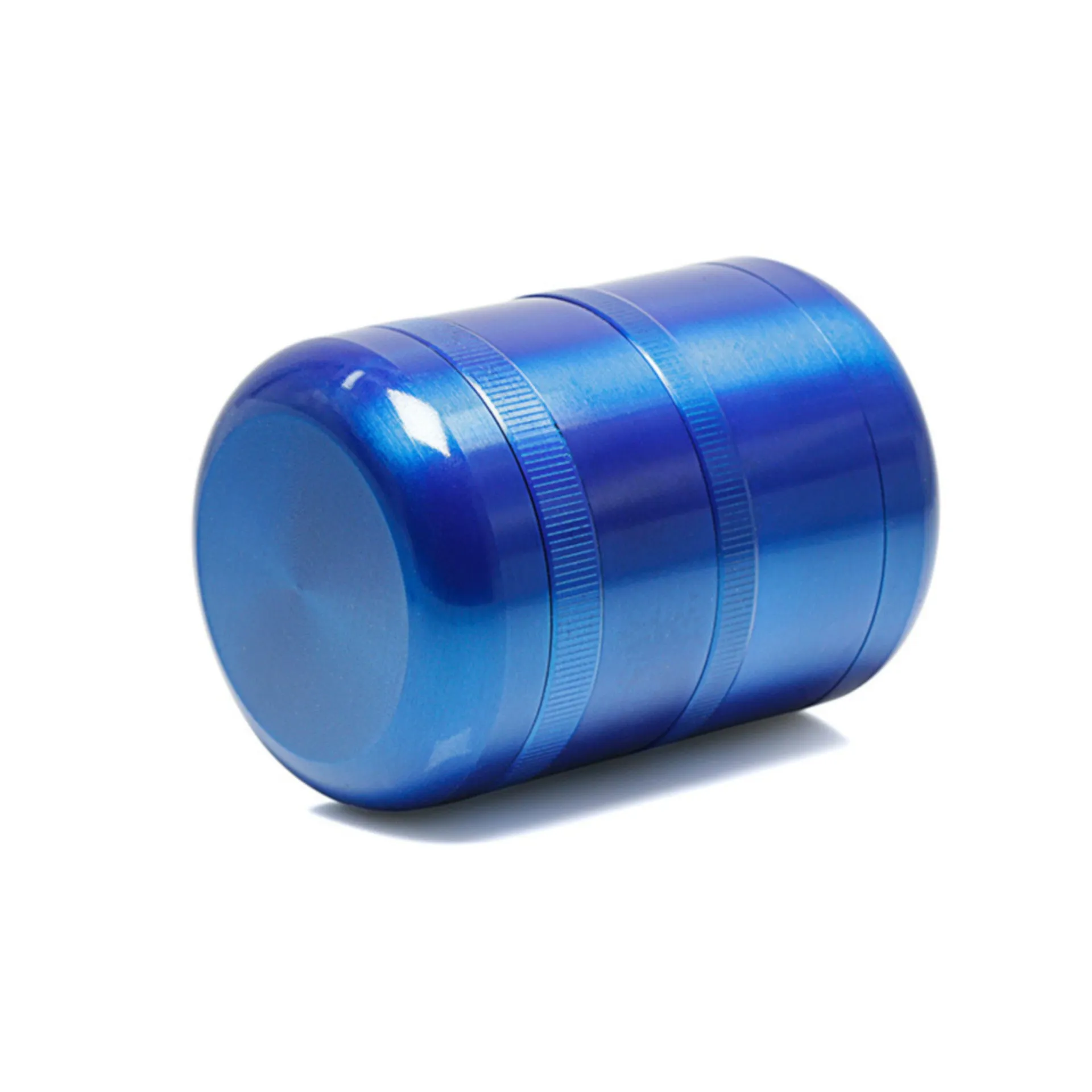 60MM Zinc Alloy 6-Layer Thermos Cup Shape Grinder-Blue