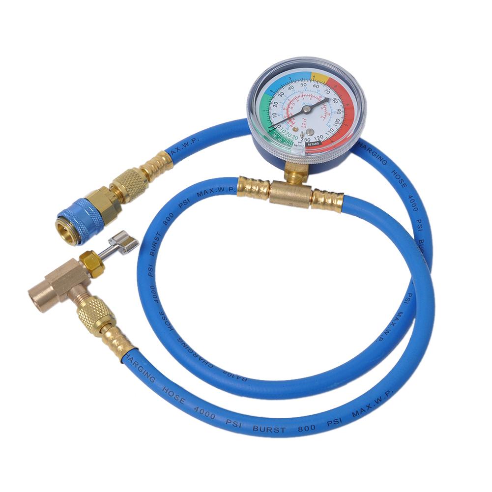 Car AC Air Conditioning R134A Refrigerant Recharge Hose w/ Pressure Gauge, 501 Original
Car AC Air Conditioning R134A Refrigerant Recharge Hose w/ Pressure Gauge, 501 Original