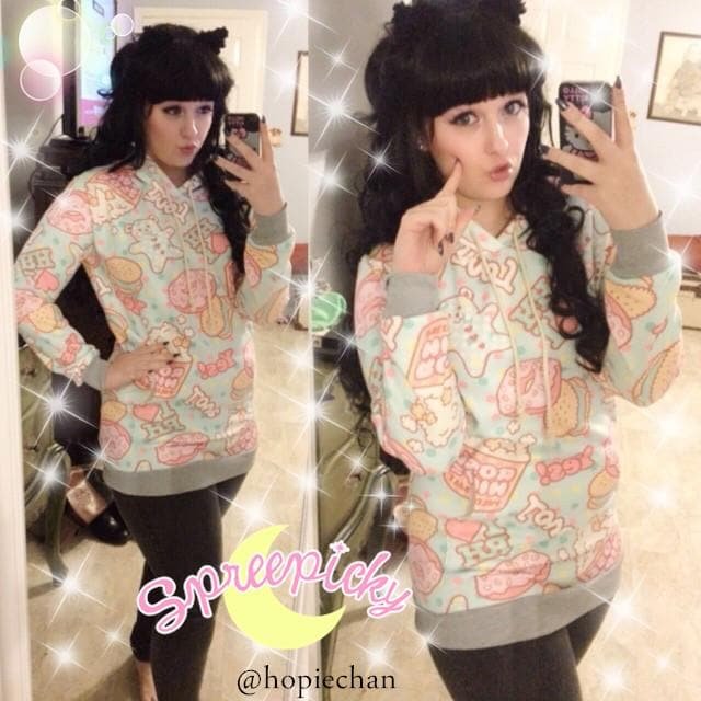Lovely Donut Hoodie Jumper Treats SP130178
