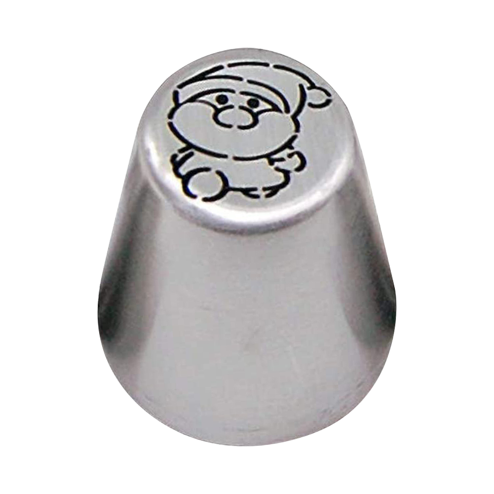 Christmas Cake Piping Tip Stainless Steel Nozzles Cream DIY Decorating Tool, 501 Original
Christmas Cake Piping Tip Stainless Steel Nozzles Cream DIY Decorating Tool, 501 Original