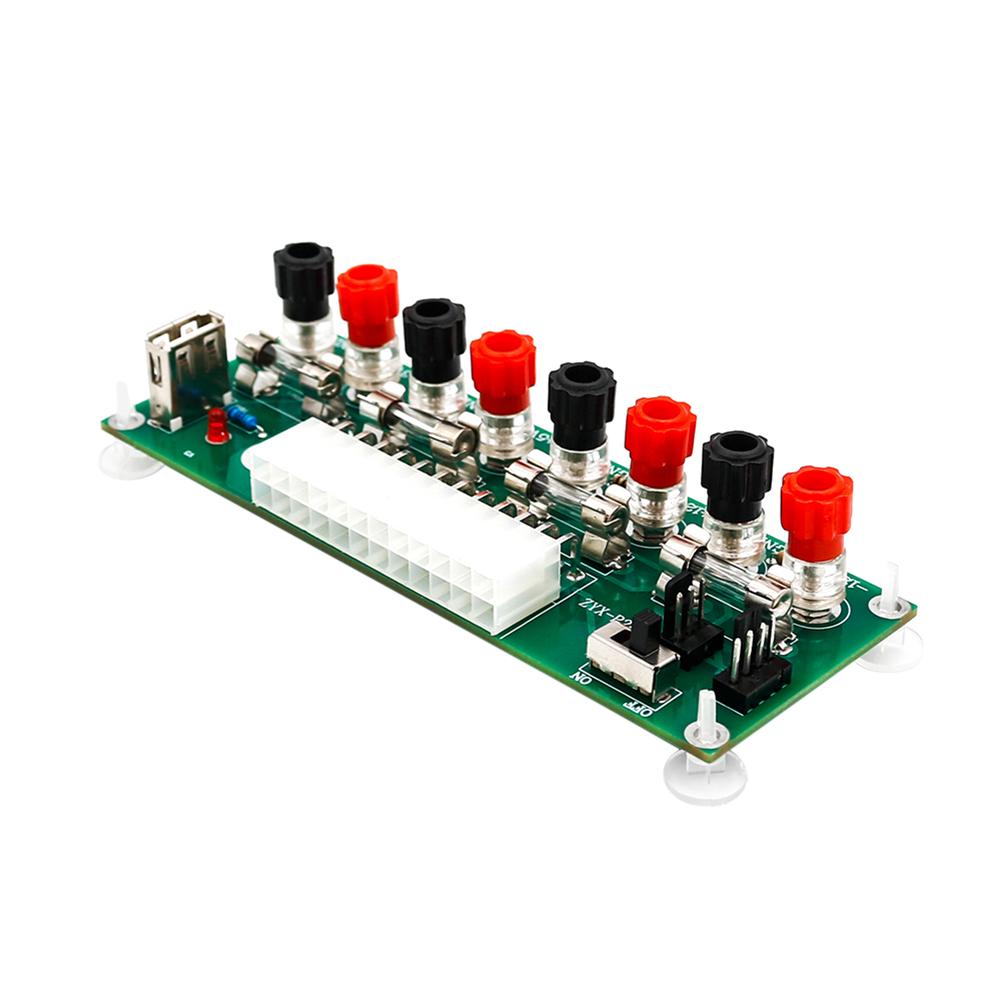 20/24 Pins ATX Benchtop PC Power Breakout Module Adapter with USB 5V Port, 501 Original
20/24 Pins ATX Benchtop PC Power Breakout Module Adapter with USB 5V Port, 501 Original