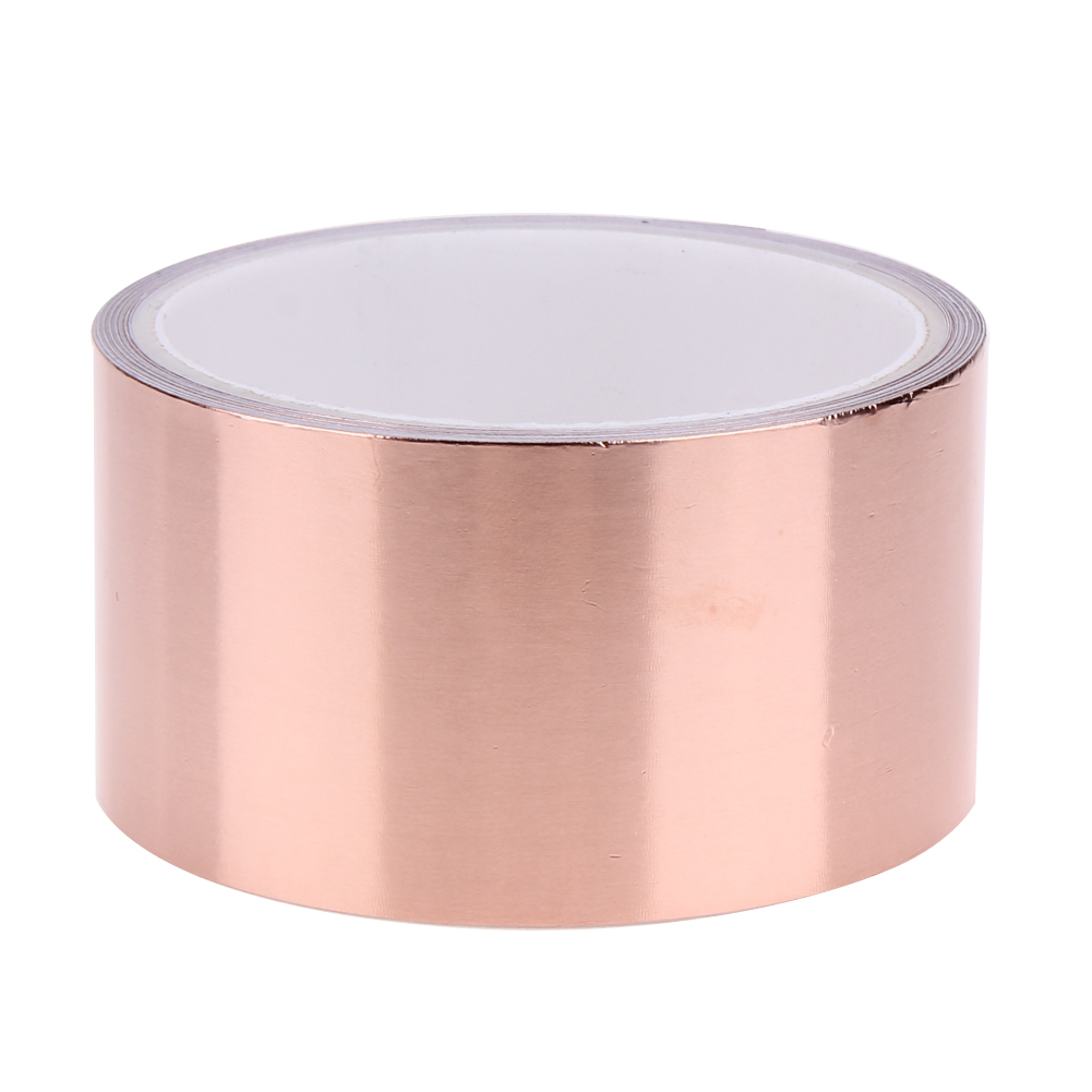 5.5 Meters 5 Cm Double Conductive Adhesive Emi Shielding Copper Foil Tape, 501 Original 
5.5 Meters 5 Cm Double Conductive Adhesive Emi Shielding Copper Foil Tape, 501 Original