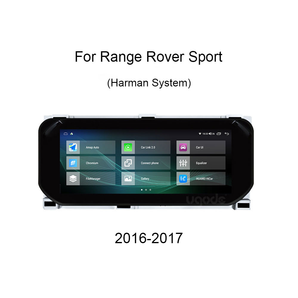 10,25 Zoll Android Auto GPS Bildschirm Upgrade Multimedia Player für Land Rover Range Rover Sport mit Harman System L494