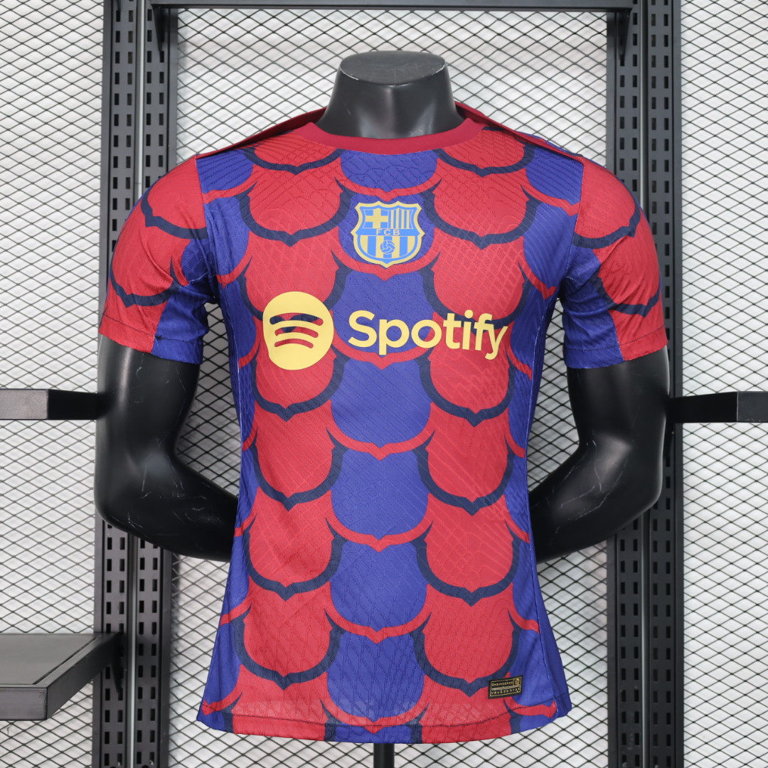 barcelona pre match jersey