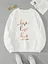 Women Fleece Cartoon Avocado Love 90s Trend Cute Clothing Fashion Pullovers Print Long Sleeve Clothes Female Graphic Sweatshirts